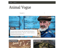 Tablet Screenshot of animalvogue.com